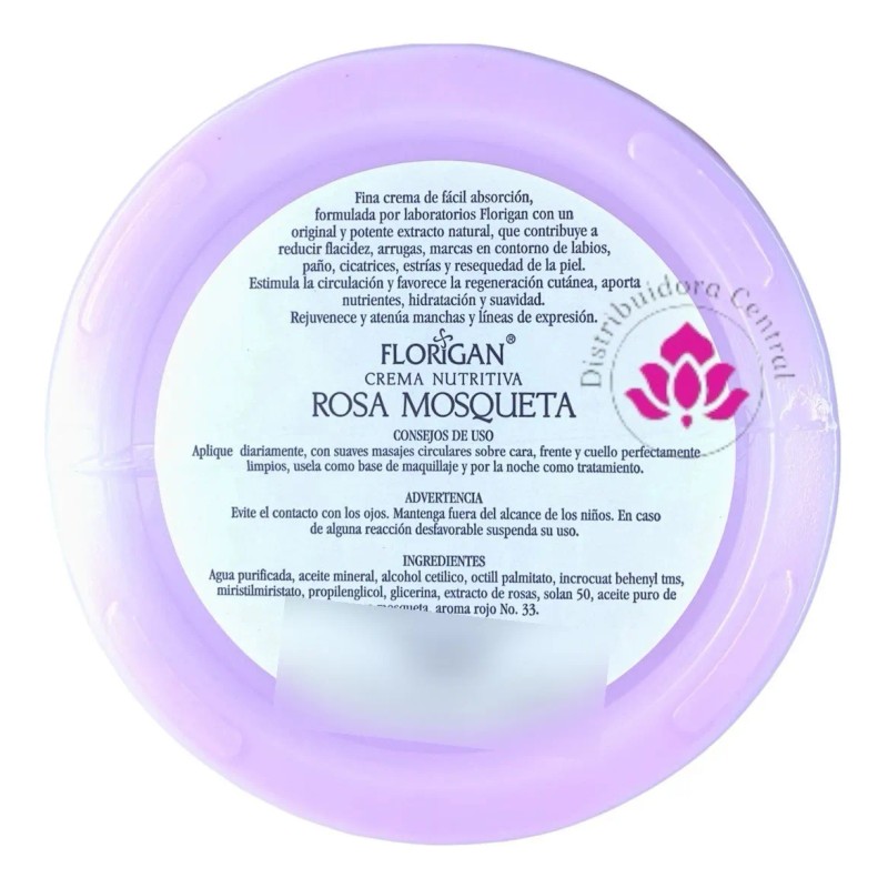 Crema Rosa Mosqueta Florigan® 350grs. Madura A Joven Día/noche