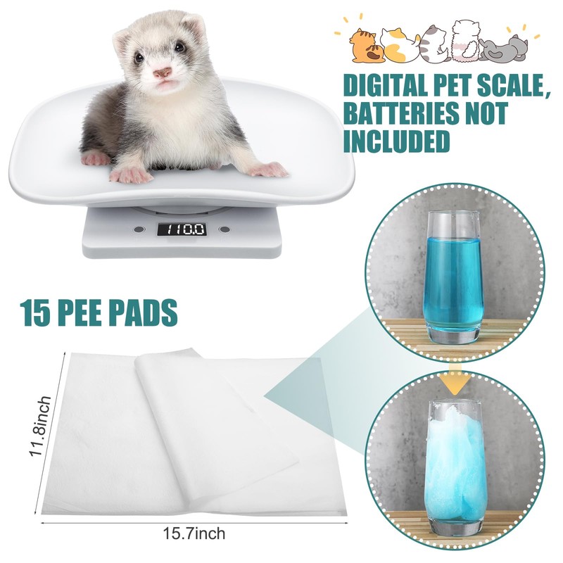 Newtay 62 Pcs Puppy Kitten Whelping Kit Include 4 Puppy
