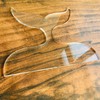Whale Tail Charcuterie Board Handle Template, Clear Acrylic Template, Woodworking