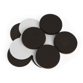 Slipstick GorillaPads CB144 Non Slip Furniture Pads/Grippers (Set of 8) Furniture Feet Floor Protectors, 2 Inch Round, Black