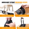 GMHLLES Dog Lifting Harness Leg Support, Adjustable Dog Leg Support,