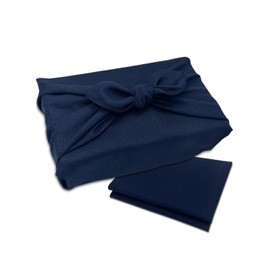 Fukushodo Furoshiki Furoshiki (Produced by a Long-established Kyoto) Bento Lunch Box Wrapper, Made in Japan, 19.7 inches (50 cm), Navy Blue