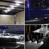 Partsam 4pcs 8" 30Led Utility Strip Light Boat Marine Lights,