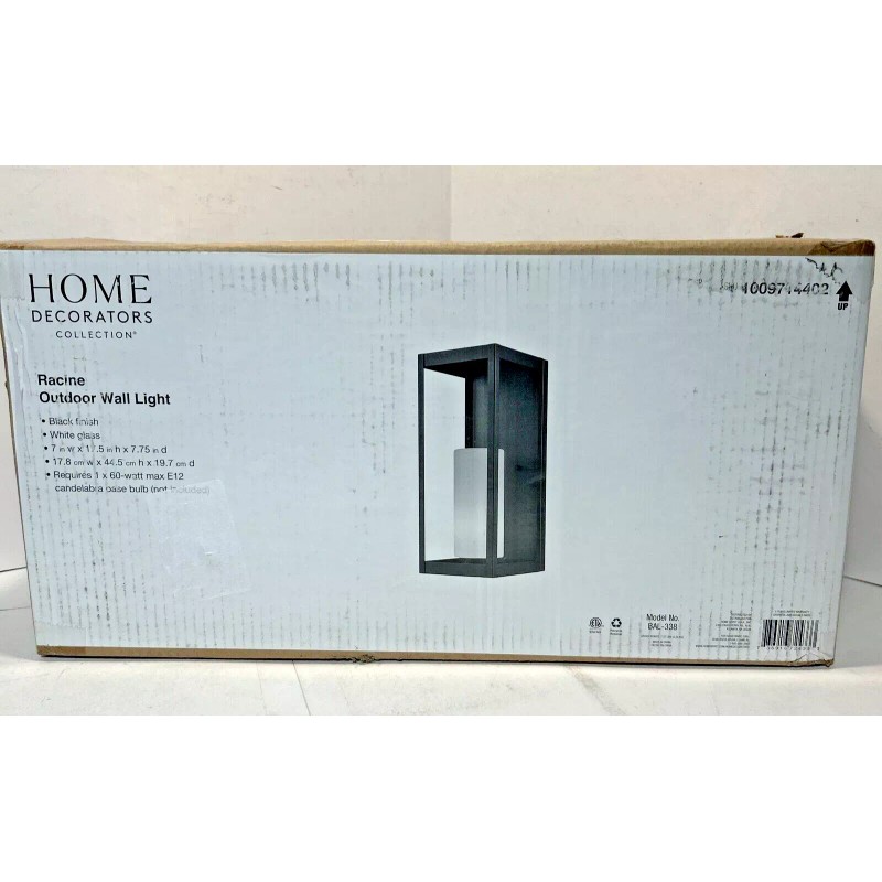 Home Decorators Racine 17.5" Outdoor Wall Sconce Porch Patio Light