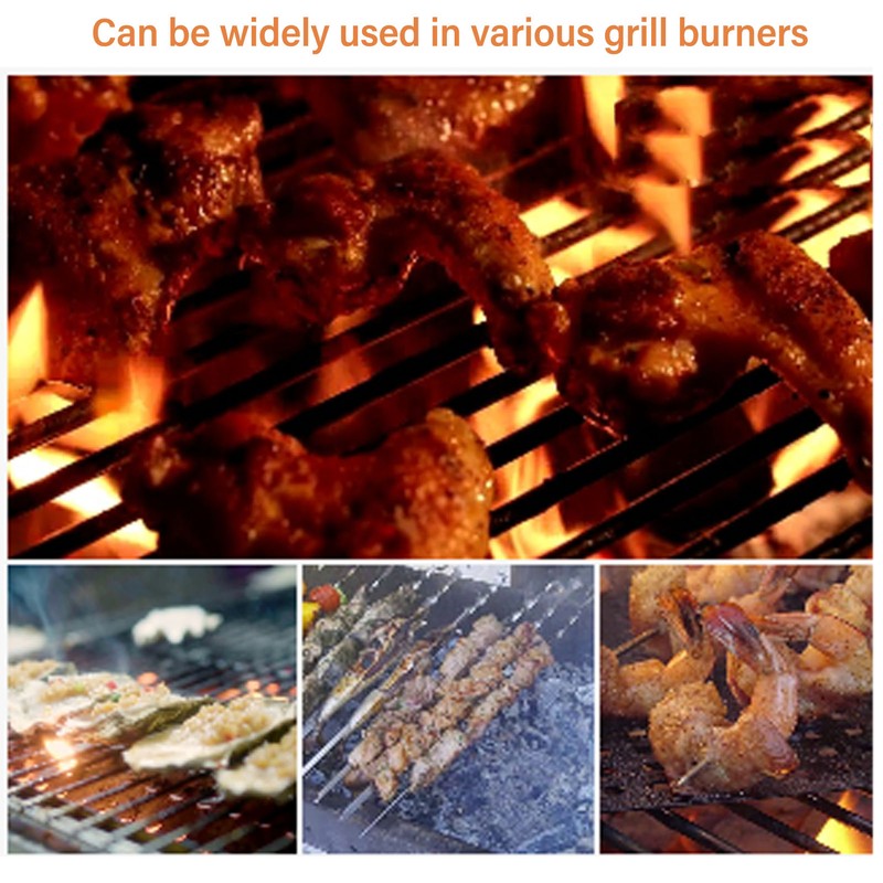 4PCS Gas Grill Burner Tube Stainless Steel Universal High Strength