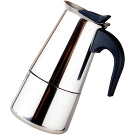 Cafetera de Acero Inoxidable para Moka, 200ml, Uso Doméstico
