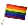 NW NATIONWEAR All Pride Products (Regnbågsflagga Bilflagga Regnbåge Pride 2-Pack)