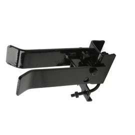 Black Chain Link Fence Commercial Single Gate Latch for 2 1/2" (2 3/8" OD) Post and 1 5/8" or 2" Gate Frame