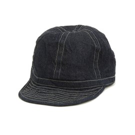 Buz-Ricksons BR02308 Men's Work Cap Army Denim Cap, navy