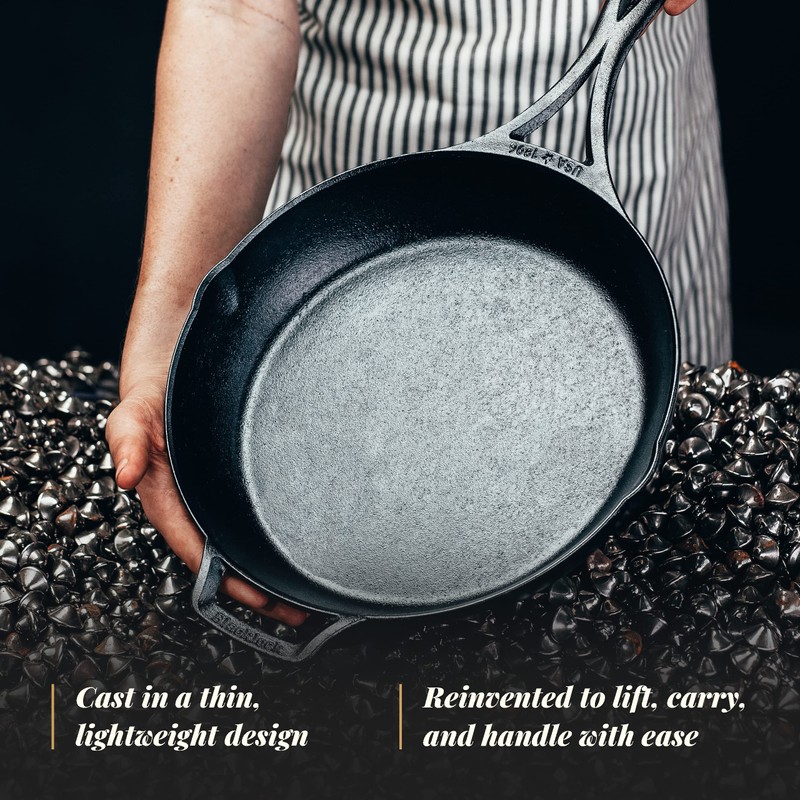 Lodge Cast Iron Blacklock Skillet, Triple Seasoned - 10.25 in