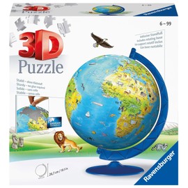 Ravensburger Italy 12340 7 – Globo geografico 3d puzzle