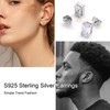 S925 Sterling Silver Stud Earrings for Women, Hypoallergenic Sterling Silver
