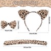 DIELIANHUA 5 Pieces Leopard Costume, Leopard Costume Set, Leopard Ears,