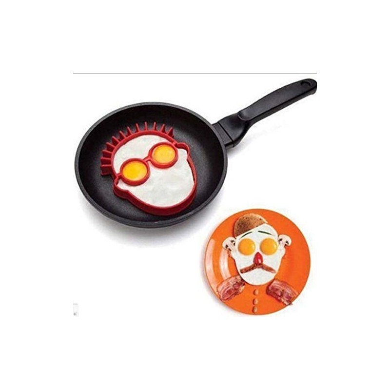 Breakfast Omelette Mold Silicone Egg Pancake Ring Shaper Cooking Tool