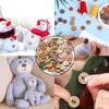200 Stück Knöpfe Bunt Holzknöpfe Kinder Bunte Knöpfe Zum Basteln