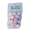 Mini Peppermint Hard Candy Design Glitter Ornaments - 24 Piece
