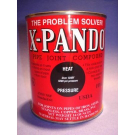 X-PANDO. The Problem Solver, 14 oz. Can, Pipe Joint Sealer Compound, NEW