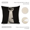 LITTLIUDO Lina Cavalieri Pillow Cover, Lina Cavalieri Artificial Linen Throw