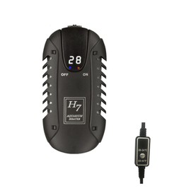 ZHGSERVU Mini Aquarium Heater 25W Small Fish Tank Heater 25 Watt with External Temperature Controller, LED Display, Used for 5-10 Gallon Tank