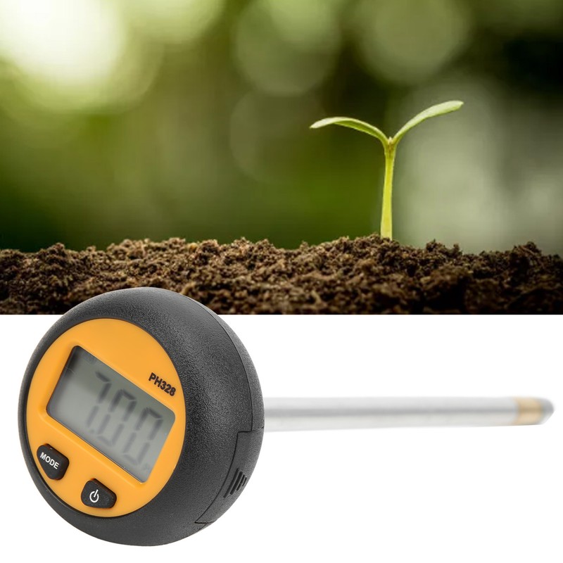 Digital Soil PH Meter 2.0PH‑8.5PH Temperature Humidity Tester High Accuracy