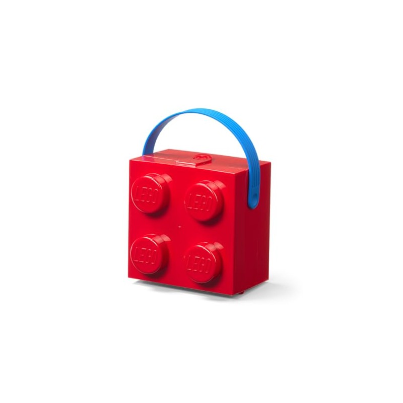 Room Copenhagen Lunch box with handle, PP + SIL, red,