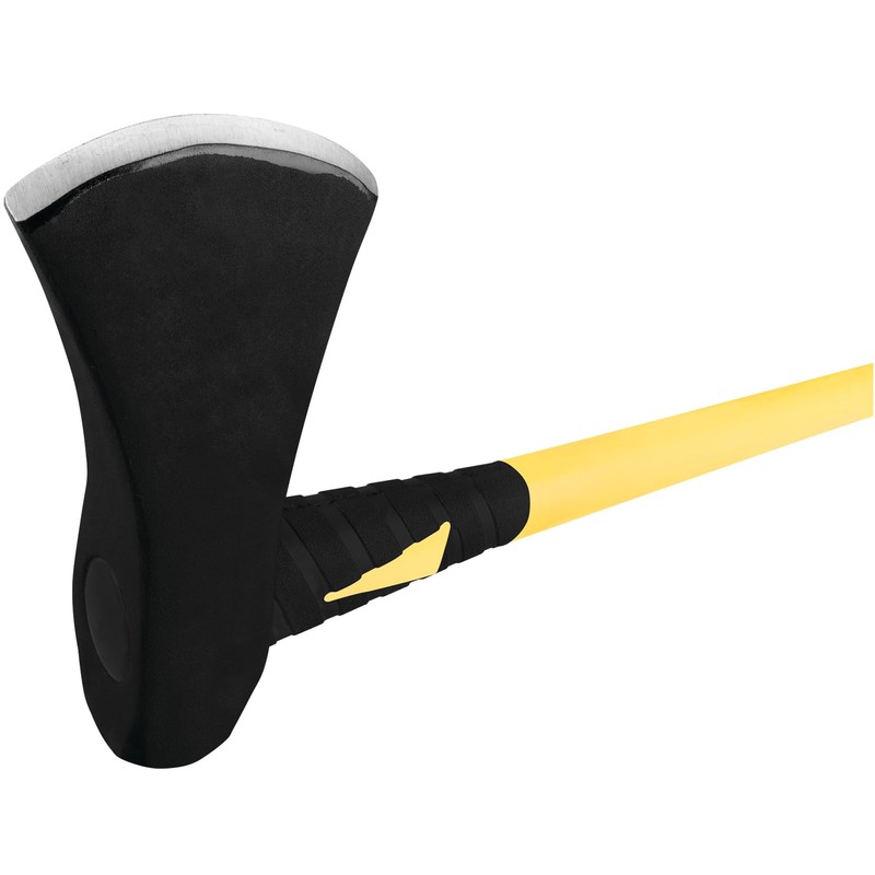Performance Tool M7111 8-Pound Splitting Maul with Fiberglass Handle, Black/Yellow