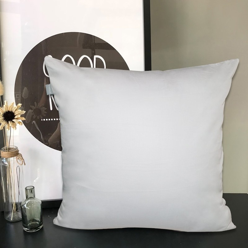 4-Pack Cotton Comfortable Solid Decorative Throw Pillow Case Square Cushion