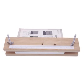 Mysangouzi Wooden Bamboo Book PressBookbinding, Portable Book Binding Press Kits for Bookbinding Supplies