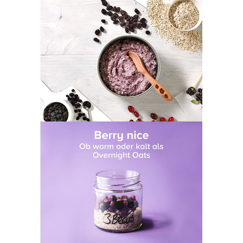 3Bears Foods Porridge Triple Berry 400 g