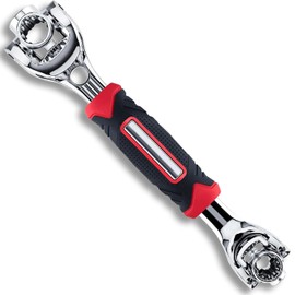 YONGDING Universal Socket Wrench, Dog Head Wrench, Hex Wrench, Multi-functional Plum Wrench, Socket Wrench, 48 in 1, Universal Wrench, 360 Degree Rotation, Stainless Steel, Multi-functional Spline