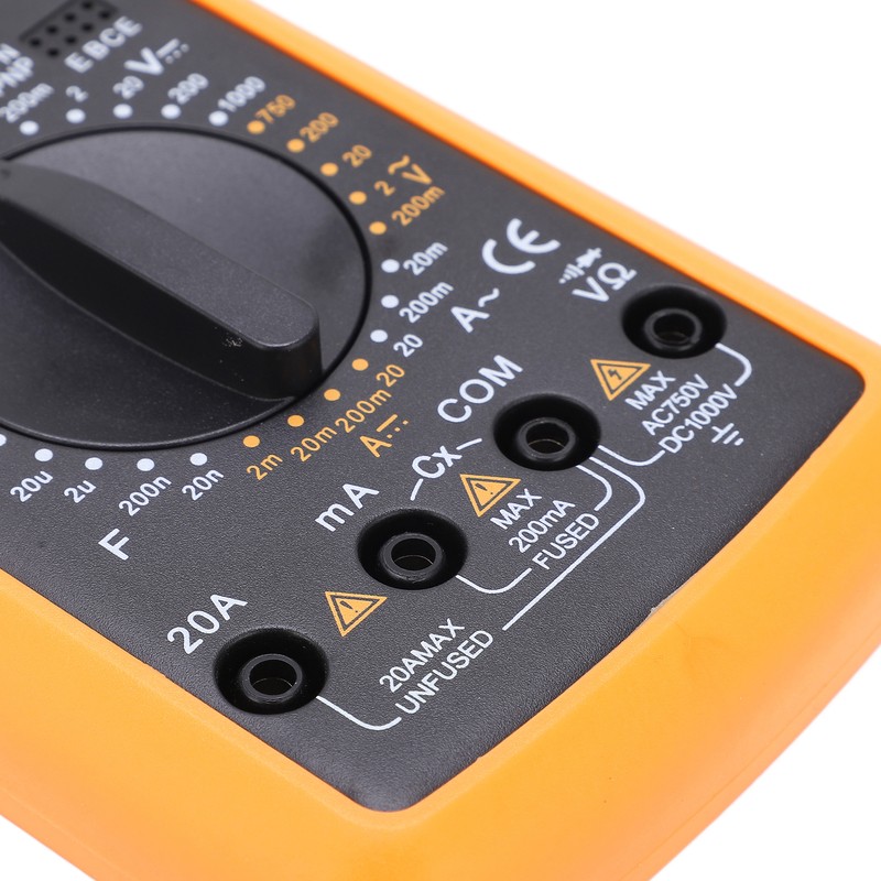 DT9205A Multimeter Digital Universal Meter Multifunctional Electrical Tester with High
