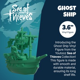 Youtooz Ghost Ship 3.6" Inch Vinyl Figure, Glow in The Dark Ghost Ship from Sea of Thieves Collectible Figure by Youtooz Sea of Thieves Collection