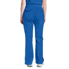Healing Hands Scrub Pants for Women - Purple Label Bootcut Yoga Pants with 8 Pockets & Knit Waistband HH002, M, Royal