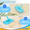KEEPOW Pack of 4 Microfibre Wet Pads Compatible with Flash