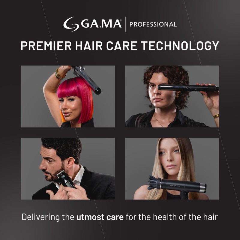 GA.MA iQ Net Hair Dryer Holder, Stainless Steel, Suction Cup