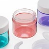 24Pack 2oz Round Colorful Glass Storage Jars with Lids and