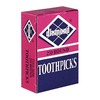 Diamond Toothpicks, Round Natural Wooden Bamboo Tooth Picks For Teeth,
