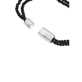 Black crystal bracelet for women Breil 316L steel magnetic system collection TJ3687., LABEL_ACCIAIO_316L