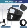 CZCJGD Fog Light Bezel Compatible with Subaru WRX 2015 2016