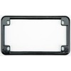 Chris Products 0610 Black Motorcycle License Plate Frame