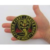 Cobra Snake Sew-On Cloth Badge Patch - Karate Kid No