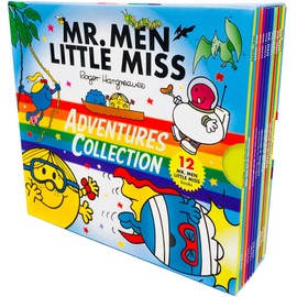 Mr. Men & Little Miss Adventures Collection 12 Books Box Set by Roger Hargreaves
