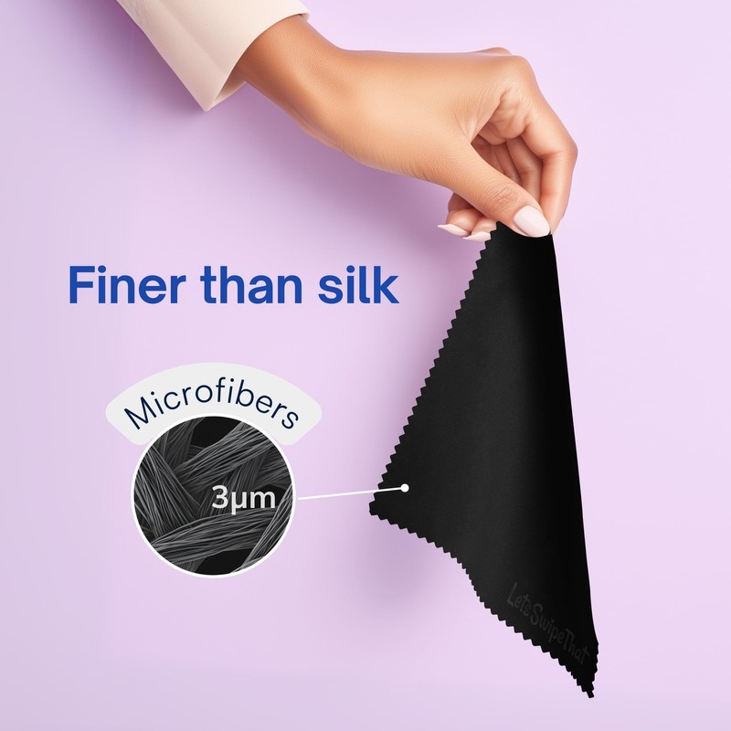 LetsSwipeThat 1 x Microfibre Cloth for 17.3 Inch Notebook -