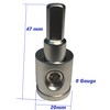 Heavy-Duty Brass Amp Input Reducers (1/0 AWG to 4 AWG)