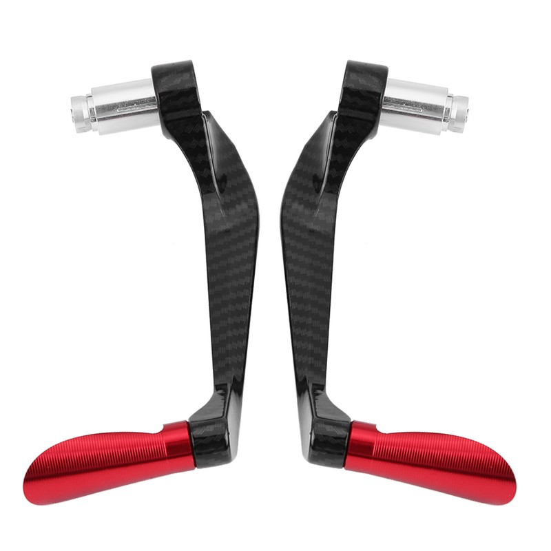 1 Pair of Carbon Fiber Motorcycle Brake Clutch Levers Handlebar
