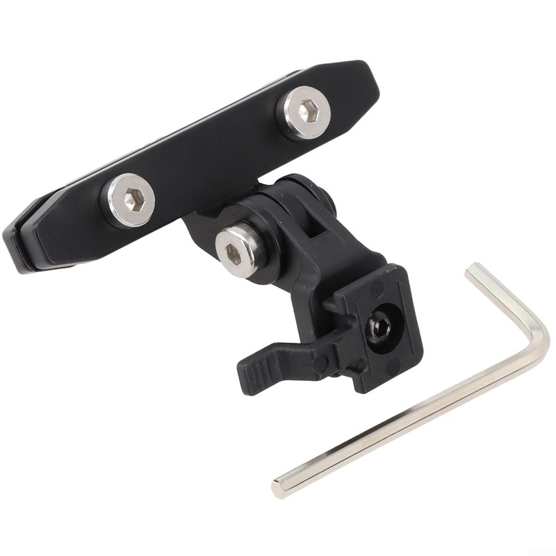 Bike Saddle Light Mount, Aluminum alloy + ABS Tail light