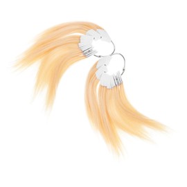 BIUDECO Professional Human Hair Hair Sample Rings Test Sample Kit Color Chart for Salons