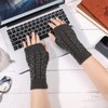 Opopark 4 Pairs of Hand Warmers Soft Knitted Gloves Without