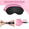 Pack of 2 Sleep Mask, Silk Eye Mask, Side Sleeper,