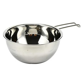 Pearl Metal HB-4136 Bowl with Hand, 7.1 inches (18 cm), Scale Included, Stainless Steel, Dishwasher Safe at Aqua